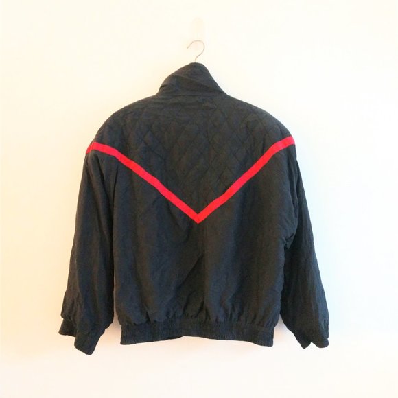 Out of the Blue Vintage Silk Jacket - Picture 3 of 5